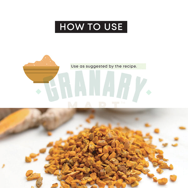 ORGANIC TURMERIC MINCED-Organic Spices-Granary Mart