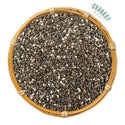 NATURAL WHOLE BLACK CHIA SEEDS-Natural Seeds-Granary Mart