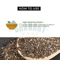 NATURAL WHOLE BLACK CHIA SEEDS-Natural Seeds-Granary Mart