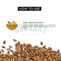 NATURAL WHOLE BROWN FLAX SEEDS-Natural Seeds-Granary Mart