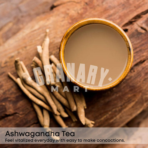 ORGANIC WHOLE ASHWAGANDHA ROOT-Organic Spices-Granary Mart