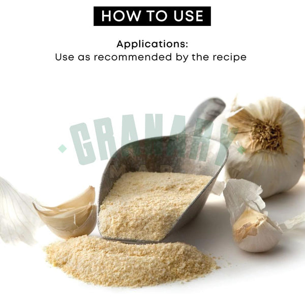 ORGANIC GARLIC POWDER-Organic Spice Powders-Granary Mart