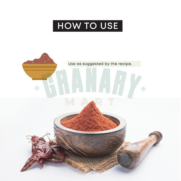 ORGANIC RED CHILI POWDER-Organic Spice Powders-Granary Mart