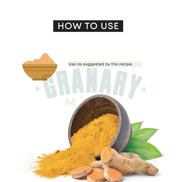 ORGANIC TURMERIC GROUND POWDER-Organic Spice Powders-Granary Mart